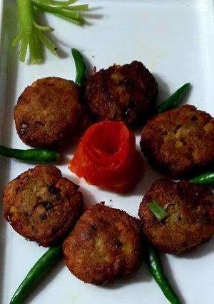 কলার বড়া রেসিপির প্রধান ছবি
