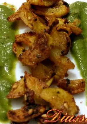 A picture of Crispy Arbi(Colocosia).