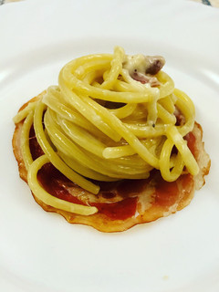 Foto di Bucatini con crema di formaggi e pancetta #iofotografoconcookpad