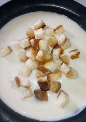 Fokhagyma krémleves recept fotója