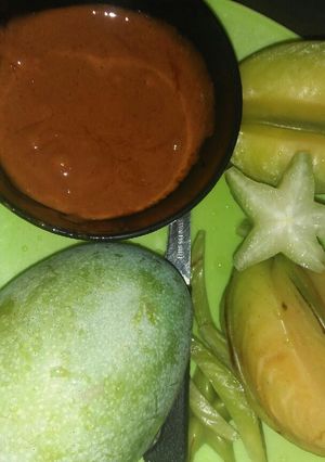 Foto resep Rujak Lombok belimbing manggal timun kedondong dll