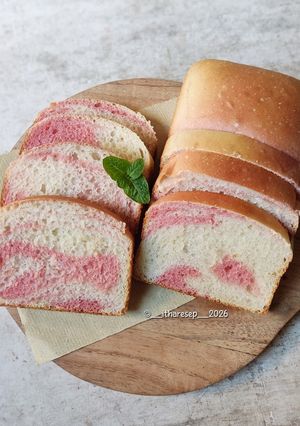 Foto resep Sourdough Roti Tawar Marmer dengan Angkak