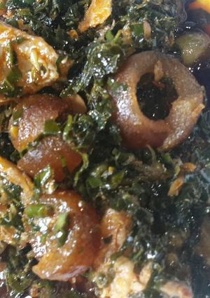 A picture of Vegetable soup.