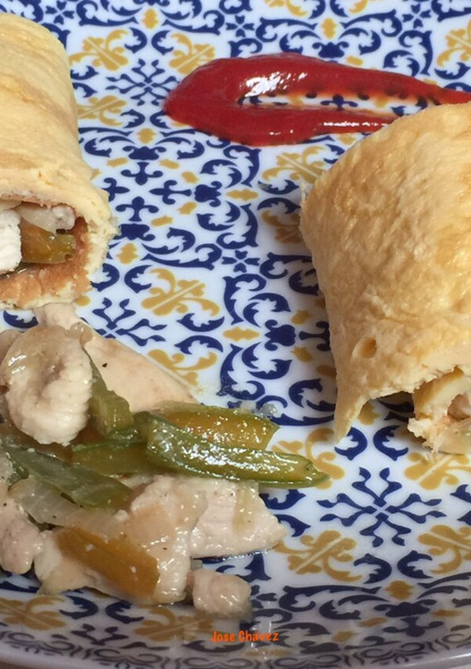 Una foto de Rollitos de Tortilla y Pollo