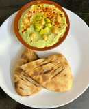 Healthy Avocado 🥑 Hummus With Pita Bread 🫓