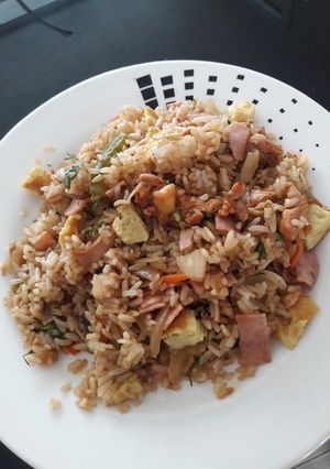 Una foto de Arroz chino a mi estilo