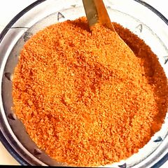 A picture of Dahi vada masala.
