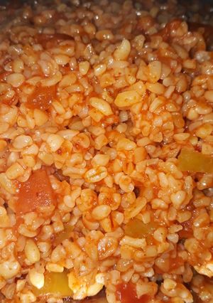 صورة لوصفة برغل ببندوره