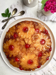 Foto resep Cake Nanas aka. Pineapple upside-down cake