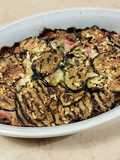 Parmigiana bianca di melanzane grigliate
