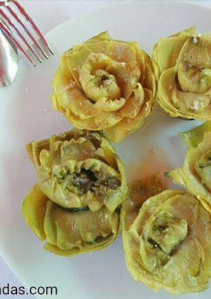 Foto principal de Flores de alcachofas confitadas