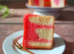 Resep cake merah putih rumahan enak dan mudah - Cookpad