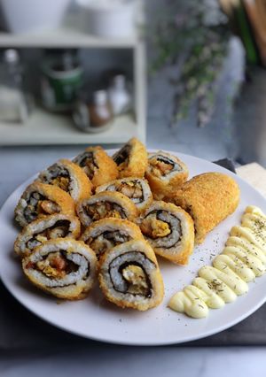 Foto resep Simple Crispy Sushi - Sushi Katsu