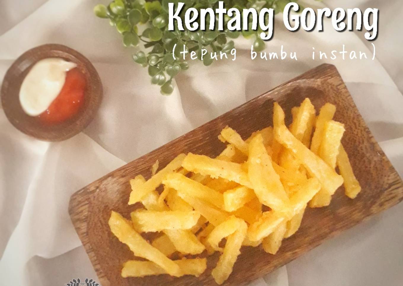 Kentang Goreng (tepung bumbu instan)