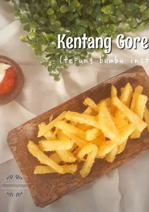 Foto resep Kentang Goreng (tepung bumbu instan)