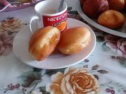 Une photo de beignet fourré