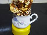 Caramel popcorn bars