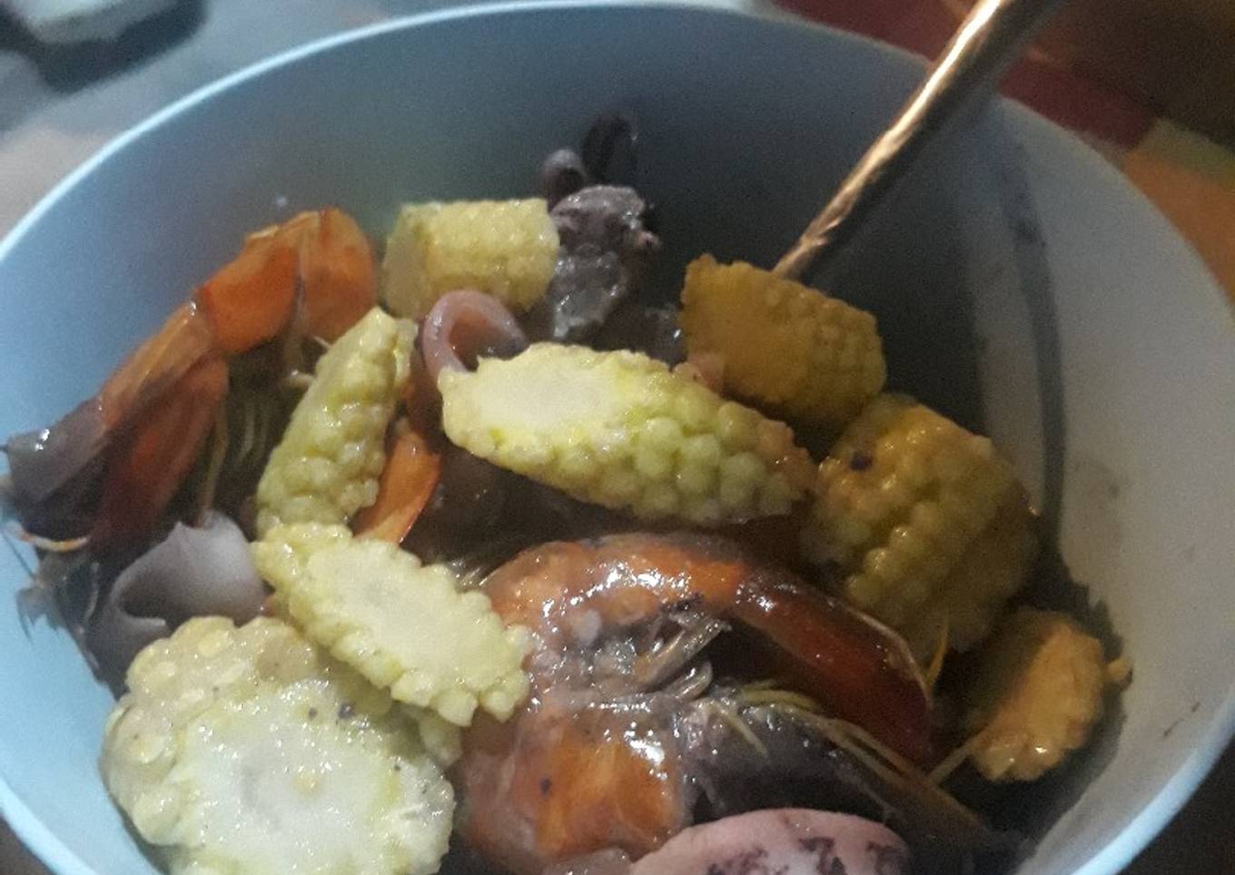 Bagaimana Menyiapkan Udang cumi saus tiram pedas, Menggugah Selera