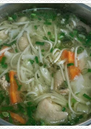 Foto resep Mie Kuah + Daging AyamMie Kuah + Daging Baby