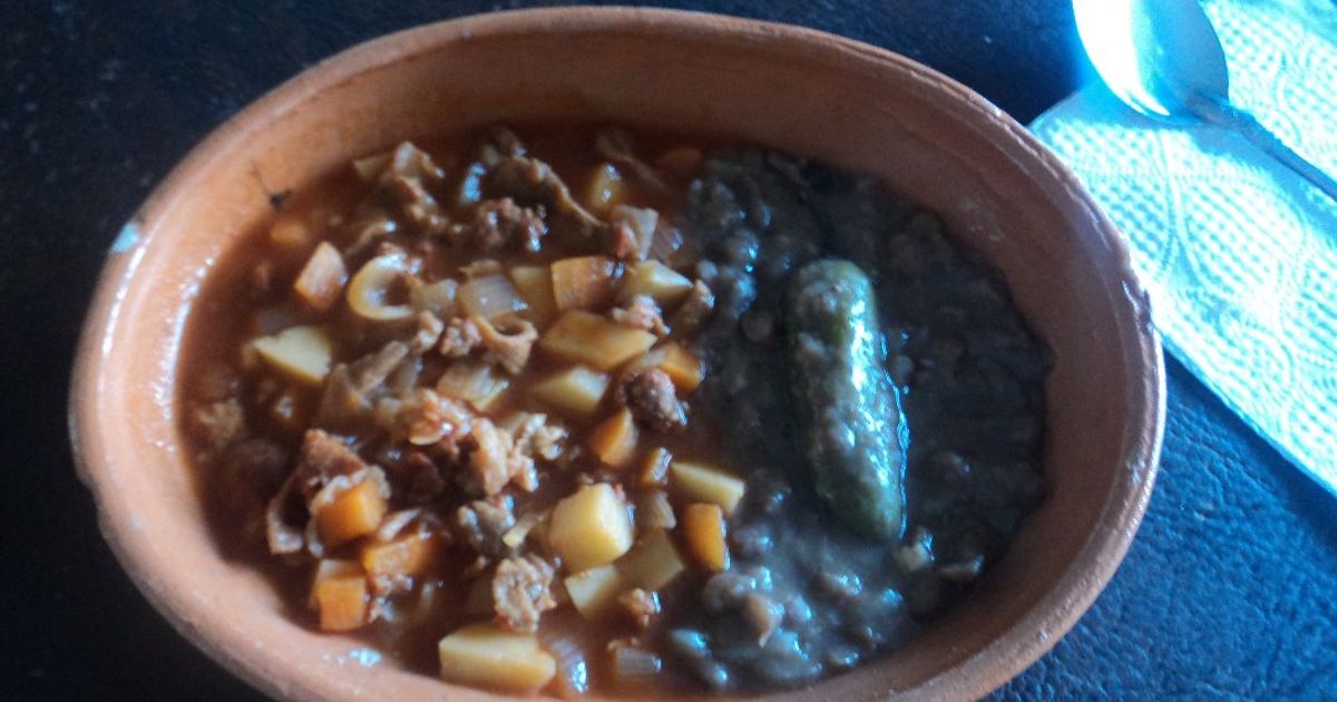 Guisado Ranchero De Cerdo Y Chorizo Con Verduras De La Huerta El Ocote ...