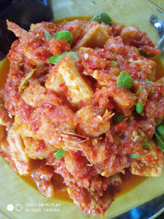 Foto resep Udang balado pete