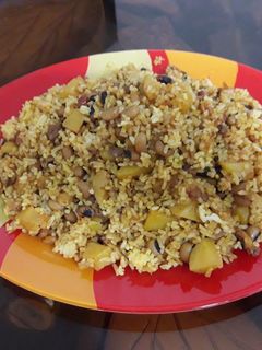 عکسی از دستور لوبیا چیتی پلو