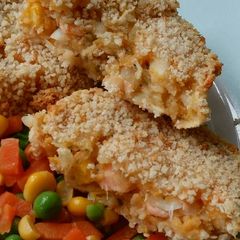 A picture of Vickys Sweet Potato, Mixed-Fish, Fish Cakes GF DF EF SF NF.