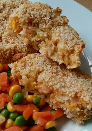 A picture of Vickys Sweet Potato, Mixed-Fish, Fish Cakes GF DF EF SF NF.