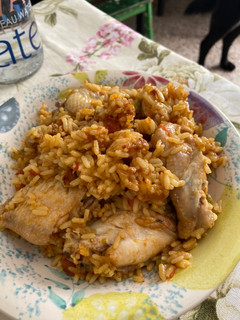 Una foto de Arroz con pollo