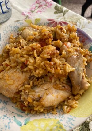 Una foto de Arroz con pollo