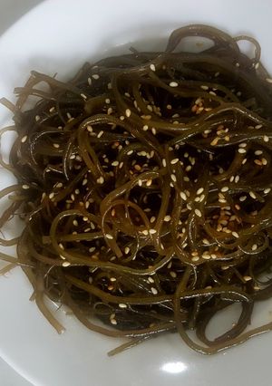 Hình của món Rong Biển Xào Chay.