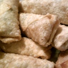 A picture of Krystals Seafood Egg Rolls.