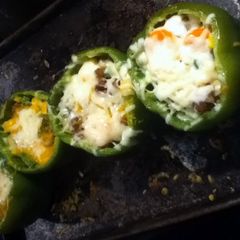 A picture of Spicy Stuffed Peppers.