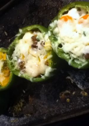 A picture of Spicy Stuffed Peppers.