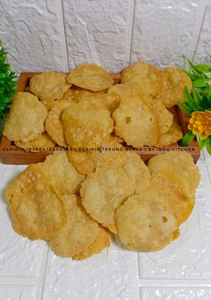 Foto resep Keripik jetrek/gegetas (keripik tepung beras)