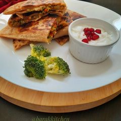 A picture of Broccoli Cheese Paratha.