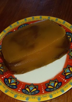 Una foto de Dulce de batata y chocolate 🍠🍫♡