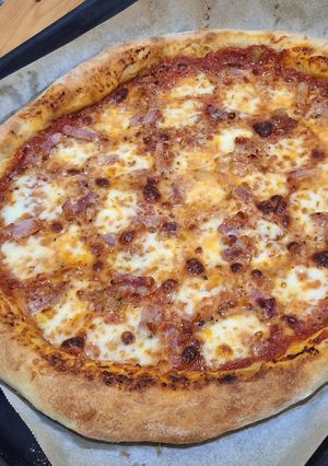Φωτογραφία της συνταγής 🍕 Pizza 🍕Πίτσα σαν επαγγελματική
