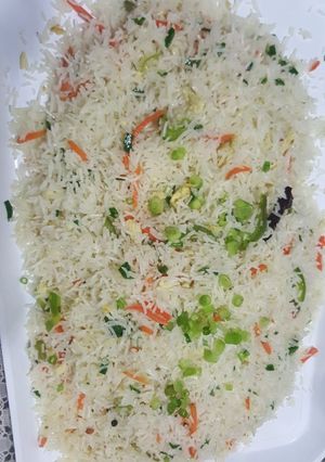 A picture of Egg Vegetable Fried Rice               .