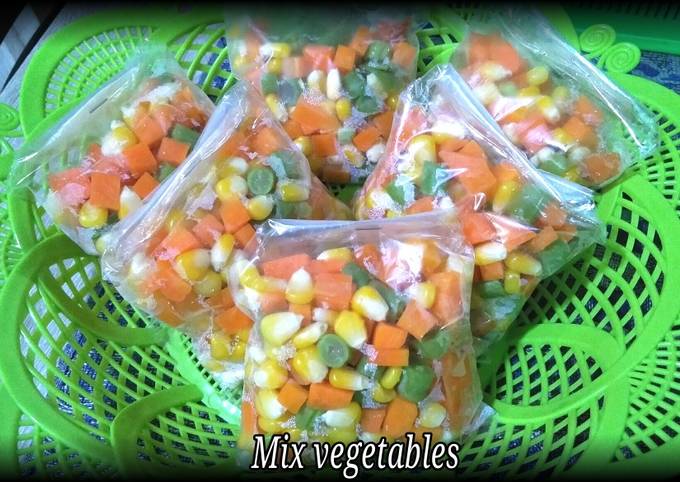 Langkah Mudah untuk Menyiapkan Mix Vegetables (Frozen Food), Sempurna