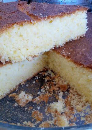 Una foto de Torta de naranja y coco
