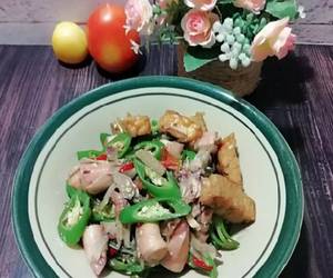 Masakan Unik 564. Tumis Cumi Tempe Cabe Ijo Enak dan Sehat