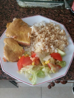 Una foto de Salmón Gratinado con mayonesa