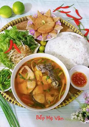 Hình của món Bún cá ngừ.