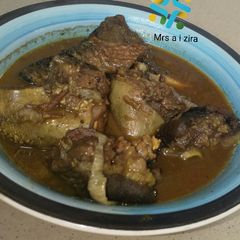 Assorted meat pepper soup A picture of Assorted meat pepper soup.