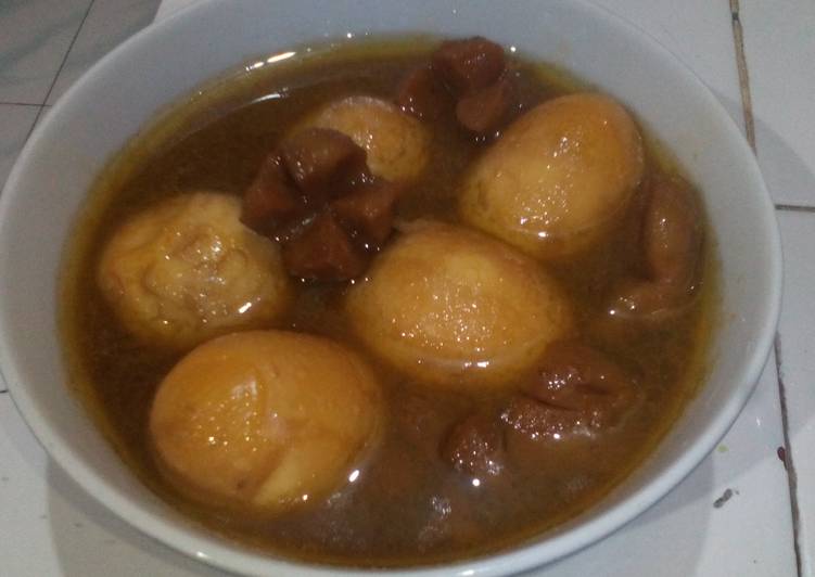 Semur telur dan bakso#pekaninspirasi#bikinramadanberkesan