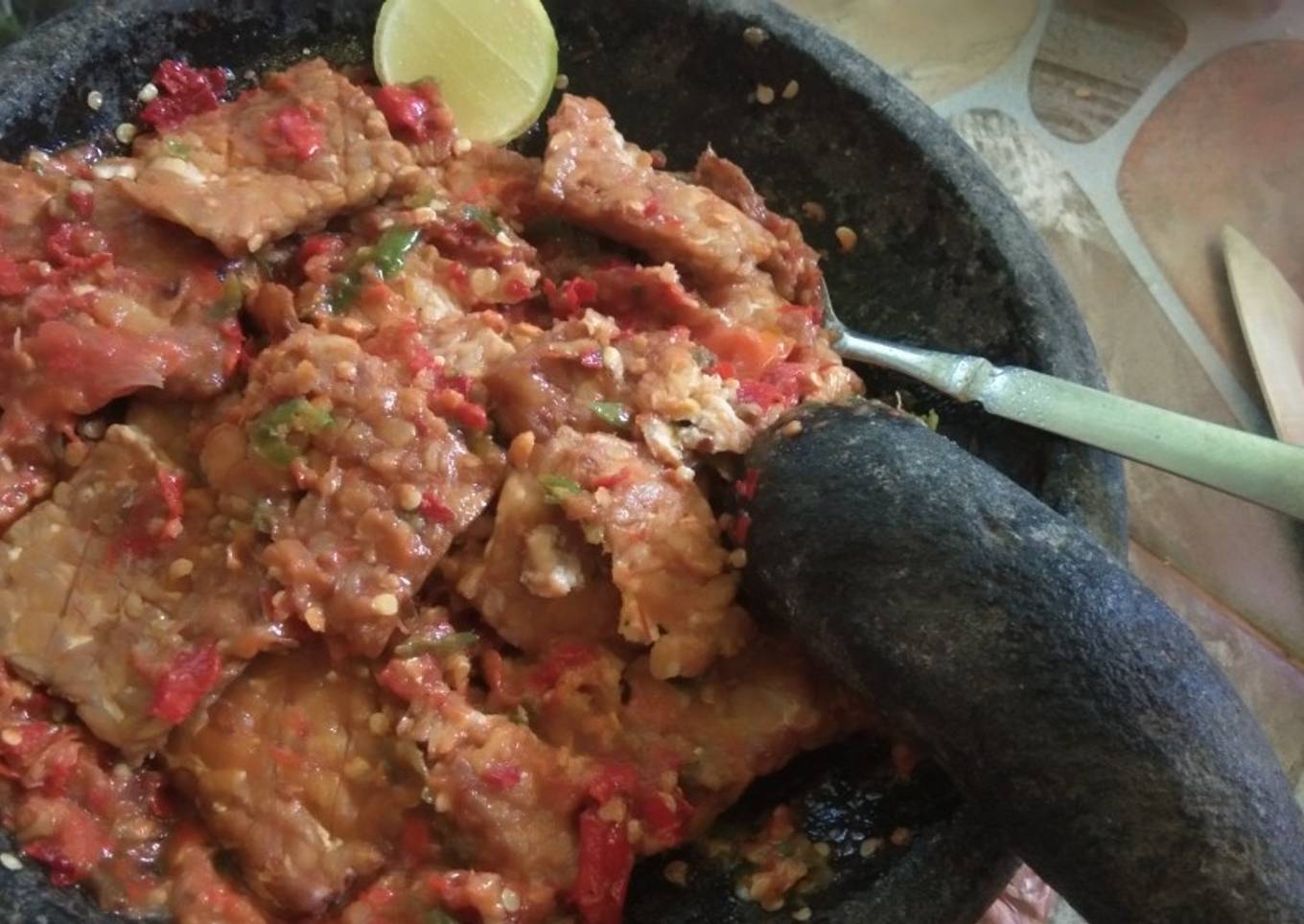 Sambal Tempe penyet
