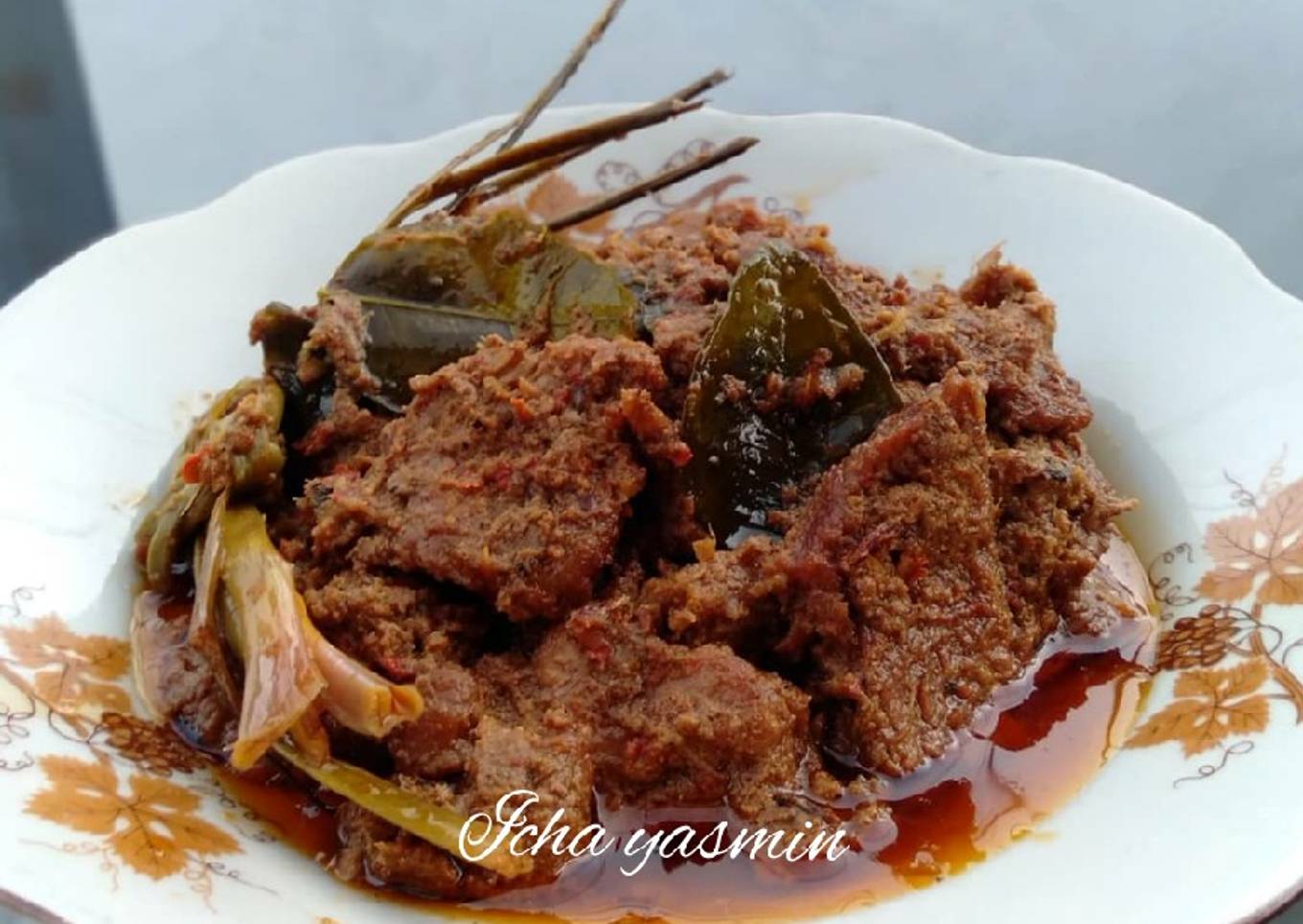 Rendang daging Sapi resep Asli padang
