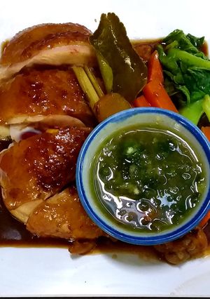 รูปของ ไก่ต้มน้ำปลา