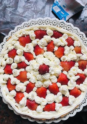 Una foto de Tarta de frutillas